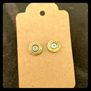 223 casing stud earrings